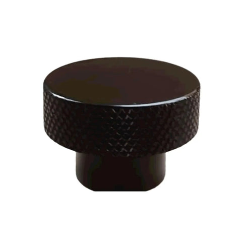 Aluminum Alloy Handwheel 22mm OD With M6 Thread Black Knurling For Precision Slide Displacement Platform Handle