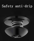 Safety anti-drip feature of All In One Coffee Maker With Milk Frother And Dual Use Ground Or Bean Coffee System Easy Clean Design Transparent