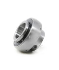 Front view of MAPLE ACE UC209-26 insert bearing, 1-5/8 in bore, metal with set screws and lubrication hole