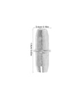 100 Pack Straight Up Sturdy Shelf Pegs For Wood Shelving Heavy Duty Metal Support Pins, silver metal pin, 1.6cm height.