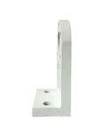 Side view of Magnetic Particle L Shaped Mounting Plate and Brake Mounting Bracket for 10 20cm fixing plate in durable alloy.