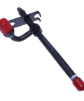 Four Pack Of Premium Fuel Injectors Compatible With 580C 1835 1845 480 580 1740 480C 310G 580B Backhoes And Loaders Part Number 20671 Heavy Duty Replacement For Construction Work That Gets The Job Done Right. black metal fuel injector with red caps