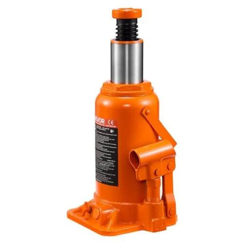 Heavy Duty 20 Ton Hydraulic Bottle Jack With 7.5 To 14 Inch Lift Range All Welded Construction Three Section Long Handle For Pickup Truck SUV Car RV And Industrial Auto Repair