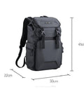 Large Capacity Camera Backpack With Tripod Storage For DSLR And Mirrorless Gear, Dual Compartments, dimensions 45cm by 30cm by 22cm
