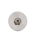 Straight Up Tough 304 Stainless Steel Hex Socket Shoulder Bolts With M10 Threads And A 12mm Shoulder Diameter Plus 10mm Length Five Piece Set, top view of bolt.