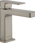 Xander Single Handle Bathroom Faucet With Metal Pop Up Drain In Brushed Nickel Finish Fits 1 Or 3 Hole Installations Includes Escutcheon