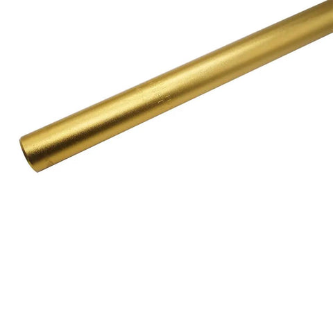 Adjustable 25.4x300mm Aluminum Alloy Seatpost for MTB Road Bike and BMX, gold finish, shockproof design close-up view
