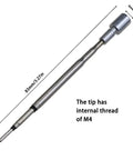 Heat Insert Nut Iron Tip Trimming Kit Internal Thread Soldering Iron Tip For TS21 C210 HS02B with M4 thread, 83mm length