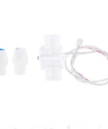 1/4 Inch NPT Water Flow Switch with PE Tube Liquid Flow Sensor for Water Dispensers, Electric Switch Output DC100V, Float Level Controller