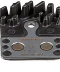 J04C Metal Brake Pads With Flap For MTB, Black, Trail Ready Large Size, components including aluminum slat cooling system