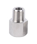 Stainless Steel 304 NPT Female To Metric M14x1.5 Male Pipe Fitting Adapter, 1/4 Inch NPT To Metric Thread Converter, corrosion-resistant
