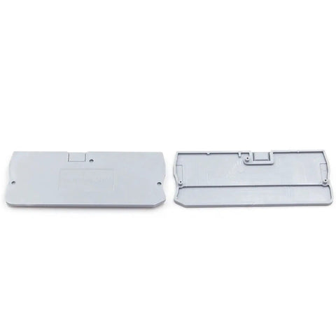 End Clamps For Rail Systems No Fuss Anti Lock Spring Terminal Blocks For Electrical Panels 100 Pieces 2.5mm Square Wire