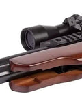 PCP 3500 PSI Air Rifle With CMB 4x32 Scope 12-Round Magazine close-up showing detailing for backyard plinking and target practice