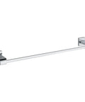 24 Inch Polished Chrome Towel Rack Bar For Bathroom And Kitchen Easy Install Wall Mount Sleek Modern Towel Holder