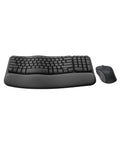 Wireless keyboard and mouse set with soft gel pads, designed for Thunderbolt G4 Dock Boss Level Bundle usage.