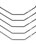 Front Sway Bar Set 1.5mm To 1.9mm For EB410 ET410 Electric RC Cars TKR6624 Adjustable Stabilizers displayed in five sizes