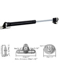 40N 10 Inch Gas Strut Set For Cabinets And Boxes Heavy Duty Lift Supports Soft Open Lid Shocks 2 Pack 8.8 Lb Per Strut