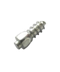 Tough As Nails 12mm Carbide Tire Studs And Snow Spikes Provide Badass Traction On Slippery Winter Pavement. Comes With Fast Setup Gear. Fits Cars Atv Utv Trucks Bikes And Boots. Pack Of Two Hundred. Close-up of a 12mm carbide tire stud with a steel shaft.
