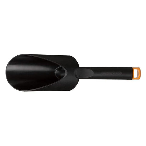 Top view of a Soil Scoop With Fiber Composite Handle For Planting And Potting Pro Grade Lightweight Hand Shovel