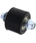 Top Tier 8mm Function Chain Roller Set For YFZ 350 And Banshee ATVs, close-up of durable black roller with metal bolts.