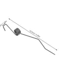 Upgrade Your Baskets With Heavy Duty Trash Can Lid Torsion Springs That Hold Tight And Stay Quiet For Easy Home Maintenance DIY Repair Parts. Gray steel spring, 10.9cm long