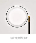 Badass Retro Multi Head Pendant Chandelier With Adjustable Height And Dimmable Control Industrial Vintage Ceiling Light Fixture In Sleek Black E27 Socket Fit For Kitchen Or Dining Room Setup showing 180-degree adjustable mechanism.