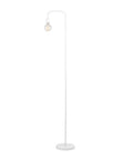 Dope 70 Inch Matte White Floor Lamp With In Line On Off Foot Switch For Living Room Bedroom Or Office Scandinavian Minimalist