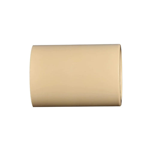 Three Quarter Inch CPVC Pipe Fittings Slip To Slip Coupling Adapters For Water Plumbing, 10 Pack, side view of coupling adapter.