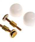 Toilet Bolt Cap Kit Black Includes Brass Bolts Nuts Washers And Caps To Stay Secure And Will Not Pop Off Easy Installation
