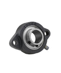 Two Bolt Flange Bearing Unit SB205-16 Insert Bearing, 1 Inch Shaft Bore, Cast Iron LF205 Housing, 76mm Bolt Center Diameter, Non Relubricable