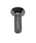 Killer Quality A2 Stainless Steel Socket Countersunk Screws M3 X 12mm Hex Drive Flat Head Bolts showing flat head design.