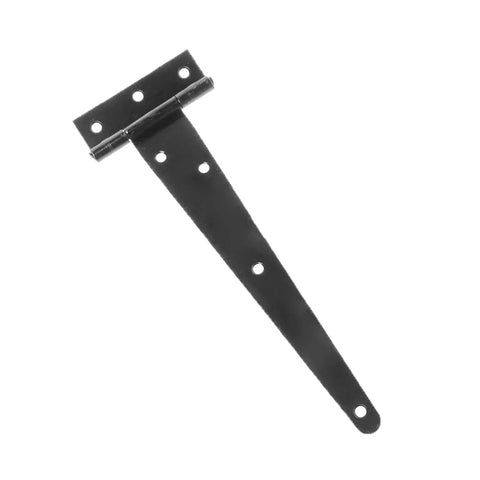 4 Pack Black T Shape Triangle Door Hinges 3 Inch For Cabinets Gates Sheds Wood Boxes Durable Corrosion Resistant Easy Install DIY Hardware