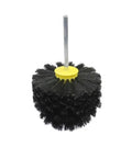 Heavy Duty Drill Mounted Polishing Brush Set With Sisal Fur And Bristle Wheels for deep cutting buffing and glossy finish