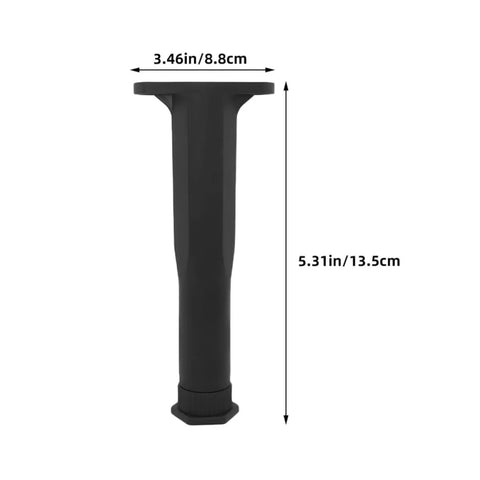 Four Piece Adjustable Furniture Leg Set For Beds And Dining Tables Heavy Duty Steel And Plastic Feet Easy To Disassemble Height Adjustable