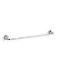 Devonshire 24 Inch Bathroom Towel Bar In Brushed Nickel With Corrosion Resistant Finish For Long Lasting Durability And Easy No Fuss Installation Tools Included
