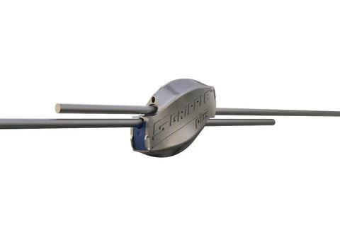 Easy Fencing Wire Joiner Medium Gauge 10 To 13.5 One Step Joint And Tension For Plain Or Electric Fence Wire 20 Pack installed on wires