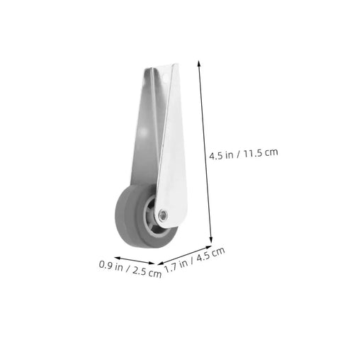 Pro Grade Barn Door Roller Hardware Replacement Kit Featuring Heavy Duty Directional Caster Wheels Built Different Smooth Operator Glide System, 4.5 in caster wheel.