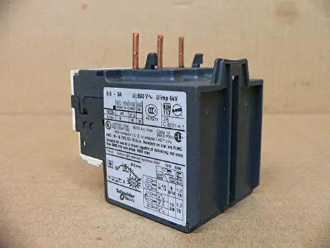 LRD12 Thermal Overload Relay 5.5-8 Amp for industrial motors with tough build and easy contactor upgrade.