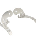 Left And Right Adjustable Stainless Steel Chrome Fog Light Mounting Brackets For Mini R50 R52 R53 2001 To 2006 Replacement
