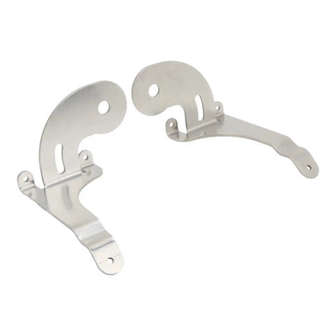 Left And Right Adjustable Stainless Steel Chrome Fog Light Mounting Brackets For Mini R50 R52 R53 2001 To 2006 Replacement
