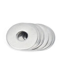 100-Piece 304 Stainless Steel Flat Washer Set Assortment With Inner Diameters From M1.6 To M30 And Multiple Outer Diameters Durable Gasket Kit For Mechanical Automotive And Home Hardware Projects, stacked washers