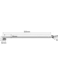 Heavy Duty Door Closer With 35KG Capacity Adjustable Positioning Stop Aluminum Alloy Spring Soft Close Tool dimensions