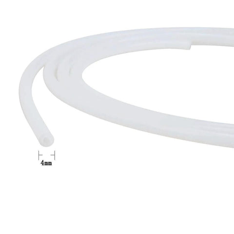 PTFE Tubing 4mm Outer Diameter, 2mm Inner Diameter, 10 Meters Long For Chemical And Electrical Equipment Wiring, High Temperature