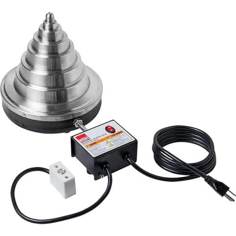BESSEY GCS-NCB bearing heater cone-style, 3/8–8 1/4 in capacity, silver/black with control box and cord