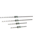 Premium High Performance MGN9 H Linear Guide Rail Kit Featuring Smooth Precision Motion Slide For CNC Builds And DIY Projects With Pre Drilled Carriage Rails In 800mm Length For Low Friction Stability, four rails