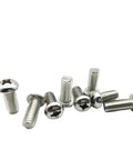 Hella Tough Grade 5 Titanium Cross Pan Head Machine Screw Assortment With M1.6 M2 M2.5 Metric Bolts, premium titanium screws on white background.