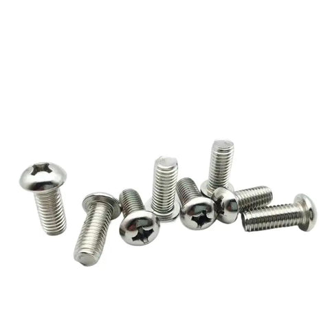 Hella Tough Grade 5 Titanium Cross Pan Head Machine Screw Assortment With M1.6 M2 M2.5 Metric Bolts, premium titanium screws on white background.