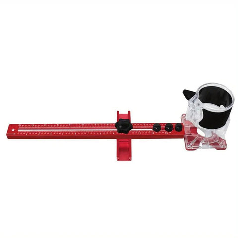 Pro Grade Aluminum Alloy Router Milling Bracket Circle Cutting Jig Adjustable Quick Release Router Guide For Woodworking