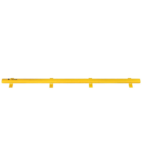 Heavy Duty Flood Barrier Kit With 24ft Water Barrier Tubes showing a yellow PVC flood barrier tube with mounting brackets.
