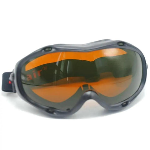 Top Tier Laser Protective Goggles With Badass Od5 Plus Shield For High Power Uv Yag And Near Infrared Diode Lasers, close-up view.